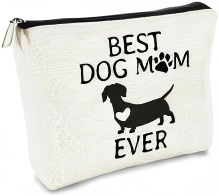 BARPERY Dog Gifts for Dog Lovers & Moms - Birthday Gift, Makeup Bag for Women & Puppies