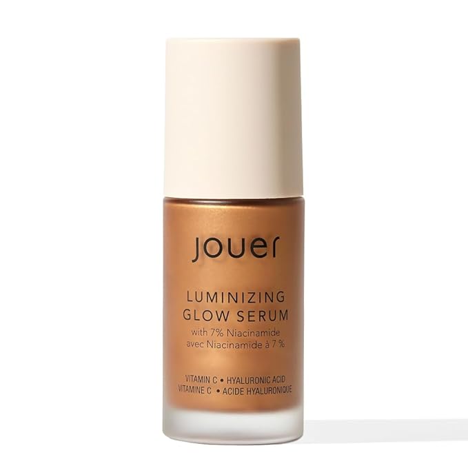 Jouer Luminizing Glow Drops Serum with 7% Niacinamide | Mix 2–3 Drops With Moisturizer or Foundation For A Summer Glow, Use With or Without Makeup, 1 fl oz