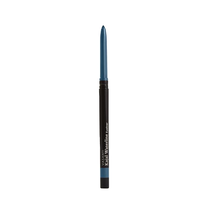 VASANTI Kajal Waterline Eyeliner (Ice Blue) | Long-Lasting, Blendable Waterline Eye Liner | Smudge-Proof and Water-Resistant Eyeliner Pencil for Sensitive Eyes | Ophthalmologist Approved & Tested