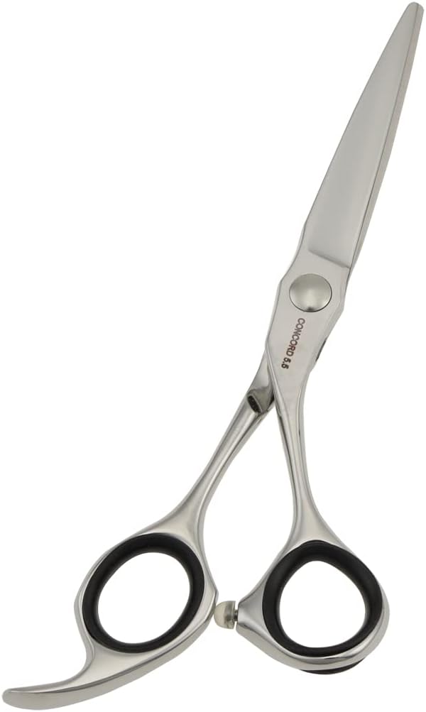 FOLELLO Hair Cutting Scissor – 5.5" 440C Japan Stainless Steel with Sword Blade and Ball Bearing Tension Screw – Grooming Tool for Men and Women