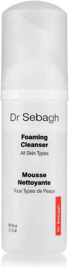 Dr Sebagh 2-in-1 Toner & Cleanser (1.7 fl oz) - Gentle Face Wash - Deep Pore Cleanser & Makeup Remover - Foam Cleanser for Oily Skin - Award-Winning