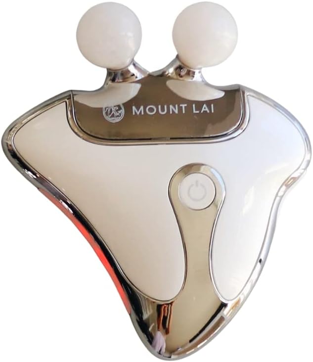 Mount Lai - The Vitality Qi LED Gua Sha Device | LED Light Therapy for Face | Gua Sha Facial Tools for Firming, Lifting, Sculpting, Anti-Aging, Tension-Melting | Face Lift Device Heat Therapy
