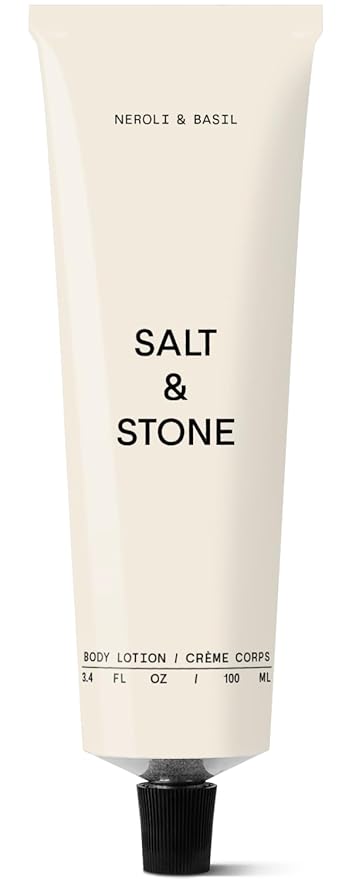 Salt & Stone Body Lotion for Women & Men, Vegan, Neroli & Basil 3.4 fl oz