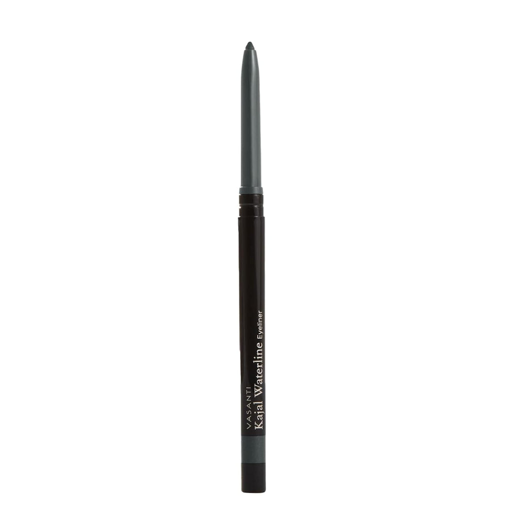 VASANTI Kajal Waterline Eyeliner (Slate Grey) | Long-Lasting, Blendable Waterline Eye Liner | Smudge-Proof and Water-Resistant Eyeliner Pencil for Sensitive Eyes | Ophthalmologist Approved & Tested