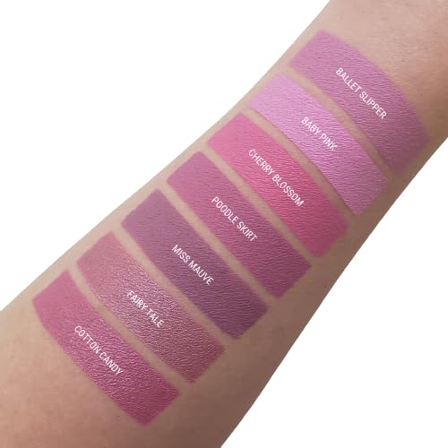 Aromi Cotton Candy Metallic Matte Liquid Lipstick - Rosy Pink Shade
