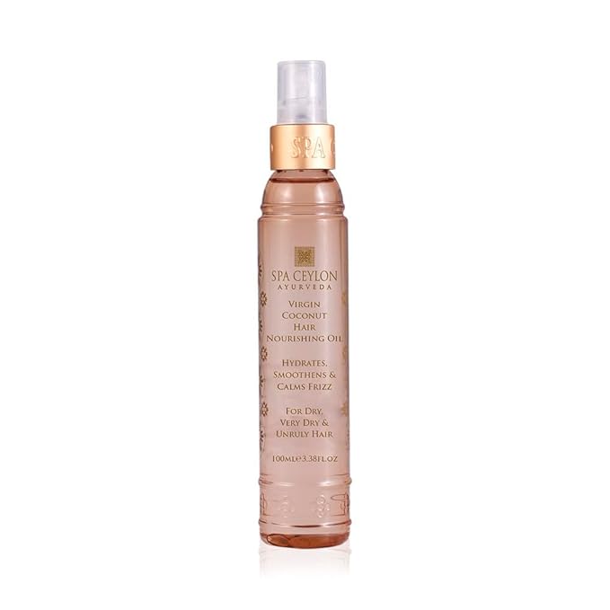 SPA CEYLON Virgin Coconut Hair Nourishing Oil, 100% Natural, Hair Growth, Scalp, Repair, Best for Dry, Very Dry & Unruly Hair