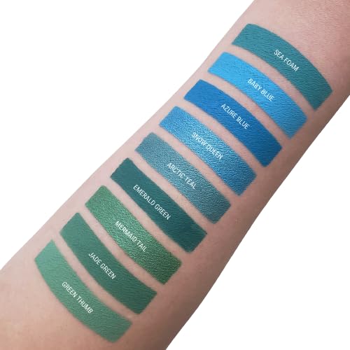 Aromi Snow Queen Metallic Liquid Lipstick, Bright Blue Shade