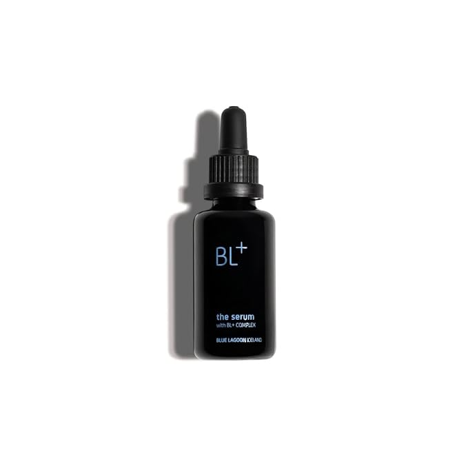 Blue Lagoon Skin Science - BL+ The Serum Daily Anti-Aging Facial Treatment | Sustainable, Bioactive Luxury Skincare (Mini, 0.5 fl oz | 15 ml)
