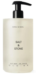 Salt & Stone Body Wash for Women & Men, Neroli & Basil 15.2 fl oz