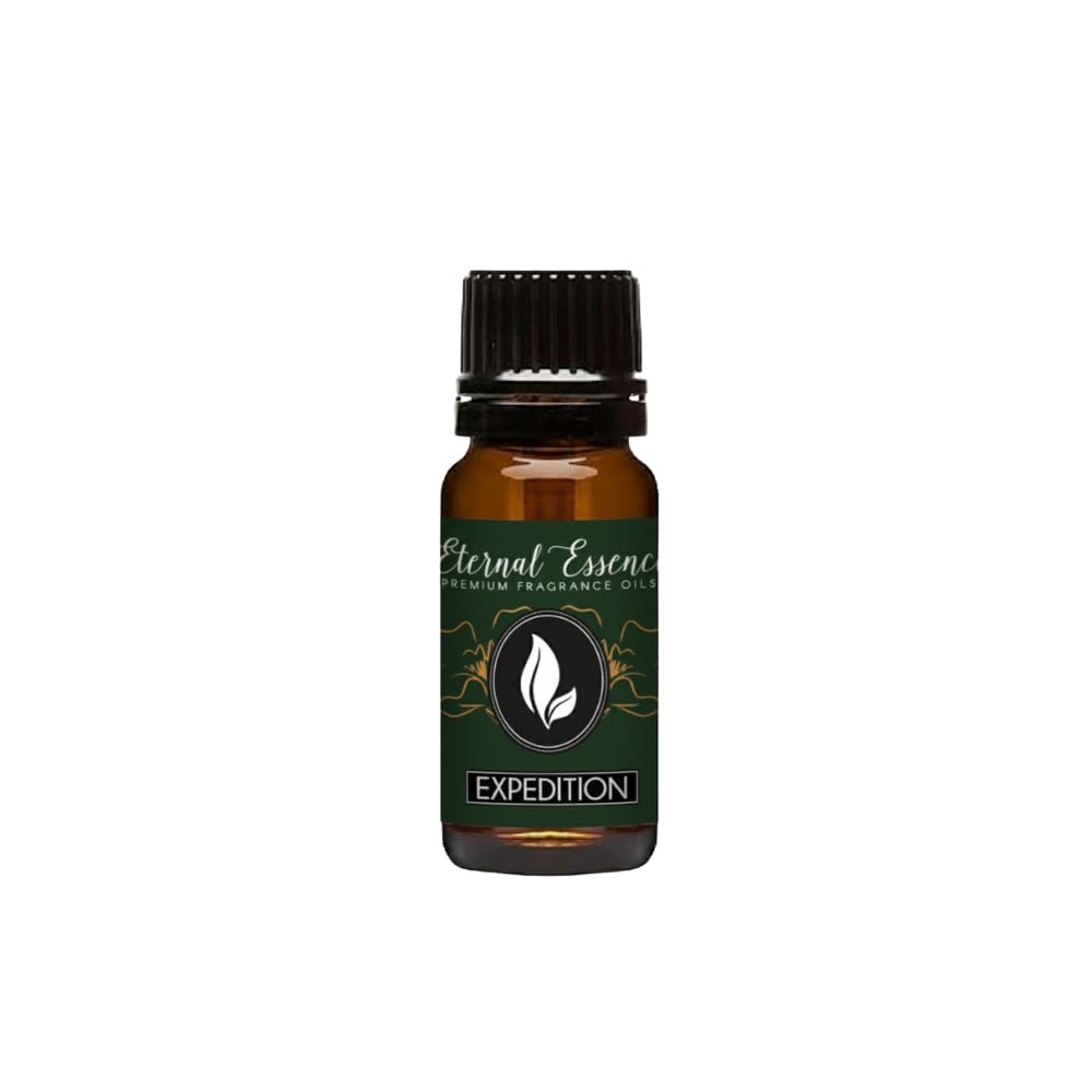 Eternal Essence Oils Expedition 10ml Fragrance Oil – Pine Needles, Bergamot Mist, Vetiver & Cedarwood – Earthy Green Blend Inspired by Forest Trails & Herbs