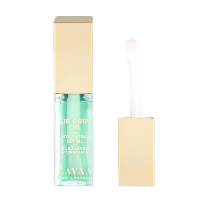Lavaa Beauty LIP DRIP OIL pH Color-Changing Lip Tint | Glossy Non-Sticky Lip Oil | Hydrating & Nourishing Jojoba Oil, Vitamin E, and Hyaluronic Acid (Magic Apple)