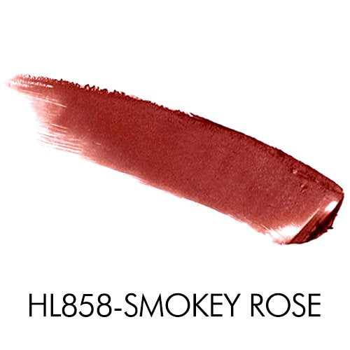 Palladio Herbal Lipstick, Rich Pigmented and Creamy, Infused with Aloe Vera, Chamomile & Ginseng, Prevents Lips from Drying, Combats Fine Lines, Long Lasting Lipstick, Smokey Rose