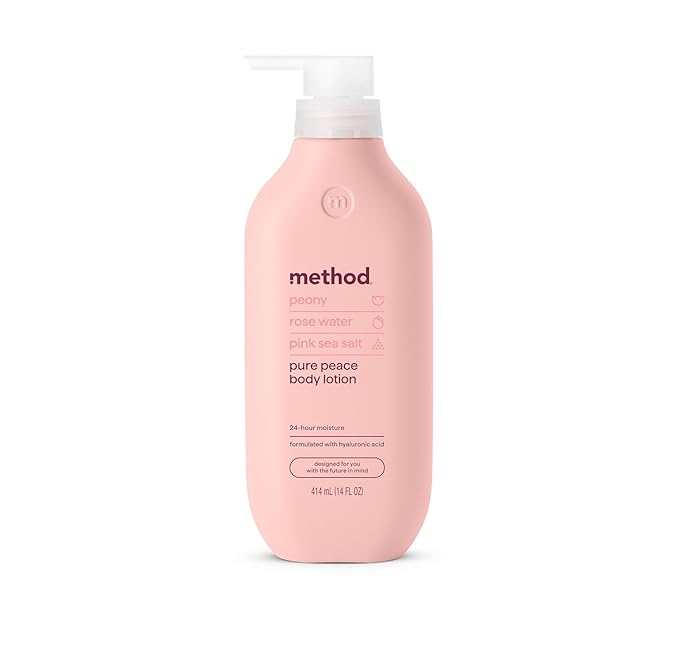 method Body Lotion, Pure Peace, 24hr Moisture, 14 fl oz