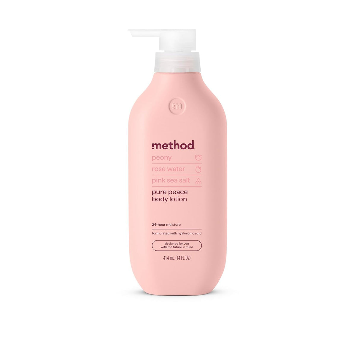 method Body Lotion, Pure Peace, 24hr Moisture, 14 fl oz