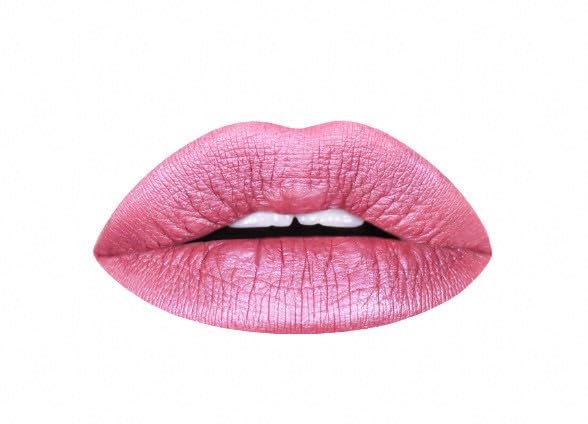 Aromi Cotton Candy Metallic Matte Liquid Lipstick - Rosy Pink Shade