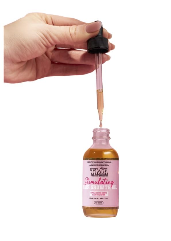 The Mane Attraction Stimulating Hair Growth Oil for All Hair Types, 2 Fl Oz