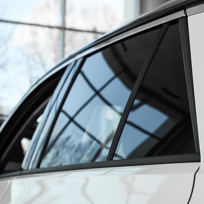 RockRose 1% Premium Carbon Car Window Tint Film 24 in x 25FT 2PLY Charcoal Privacy Film UV, Heat Blocking Tint for Car or Home Adhesive Film Easy Shrink, Plotter Friendly Pro Grade