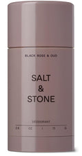 Salt & Stone Aluminum-Free Deodorant, Women & Men Black Rose & Oud 2.6 oz