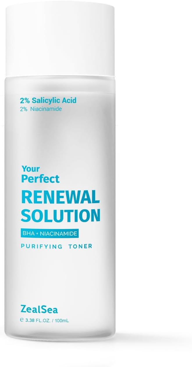 ZealSea Salicylic Acid Toner, Blackhead Remover, Pore Minimizer Travel Size