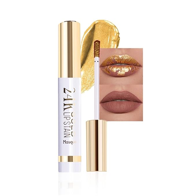 Hxssll Lip Stain Peel Off Masque - Peel Off Lip Stain Tattoo, Peel-Off Lip Tint，Long Lasting Waterproof Transfer-proof Lip Mask Lip Stains Peel Off Lip Gloss,Stay Lip Makeup D02#