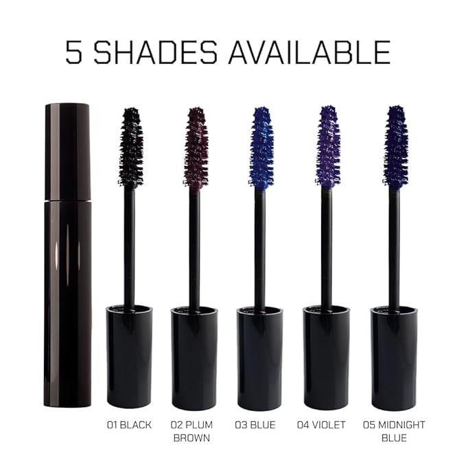 Radiant Professional Curl Lengthening Mascara, Cruelty Free, 02 Plum Brown