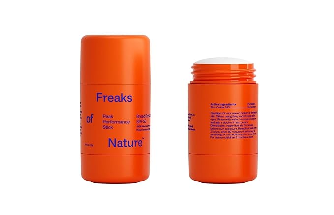Freaks of Nature Peak Performance Sun Stick SPF 50, 0.7oz, 2-Pack