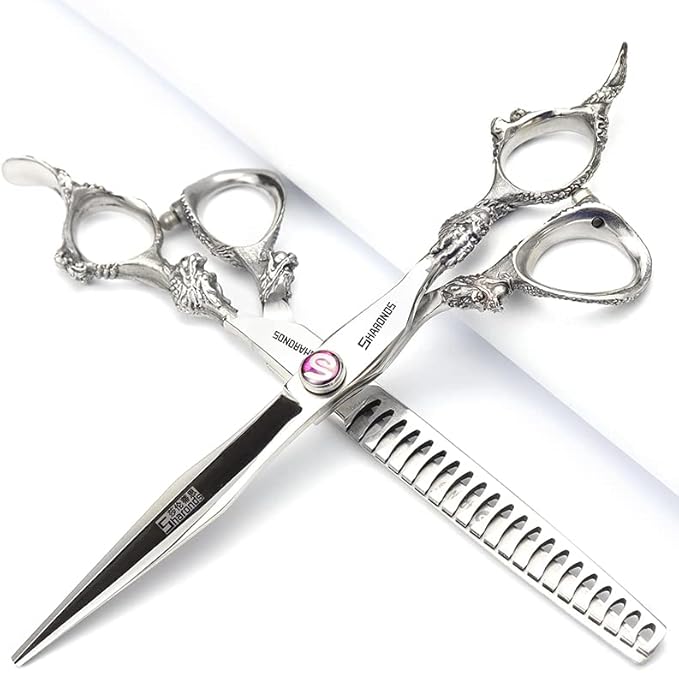 AXEMOORE 6/7/8/9-inch Scissors Professional Haircut(7 inch-4pc)