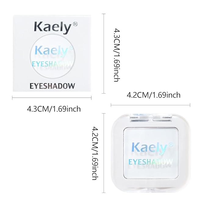 FeiCuiYun Matte Singe Eye Shadow Palette Makeup, Matte White Monochrome Eyeshadow For Older Women, Mini Pressed Monochrome Pigmented Waterproof Sombras Para Ojos, Vegan, Talc, Paraben & Cruelty Free