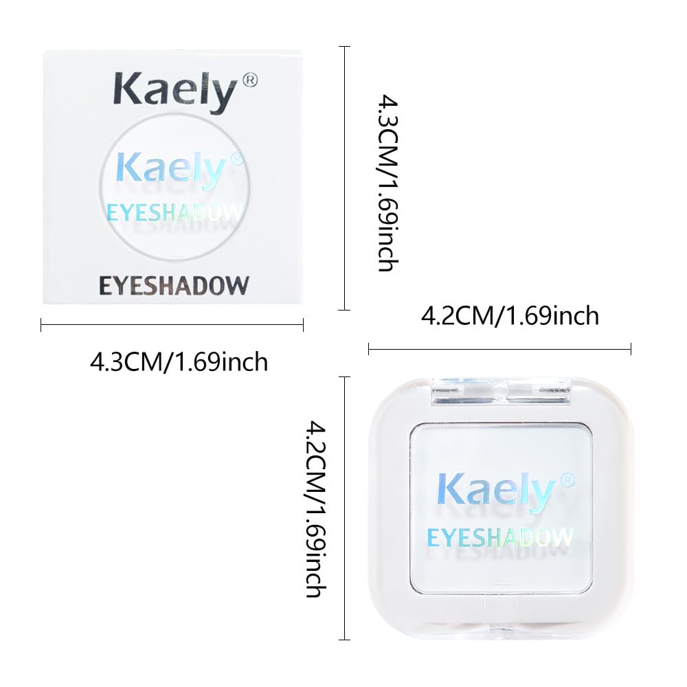 FeiCuiYun Matte Singe Eye Shadow Palette Makeup, Matte White Monochrome Eyeshadow For Older Women, Mini Pressed Monochrome Pigmented Waterproof Sombras Para Ojos, Vegan, Talc, Paraben & Cruelty Free