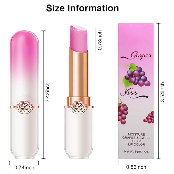PH Color Changing Lipstick, Magic Lipstick, Moisturizing Pink Lip stick