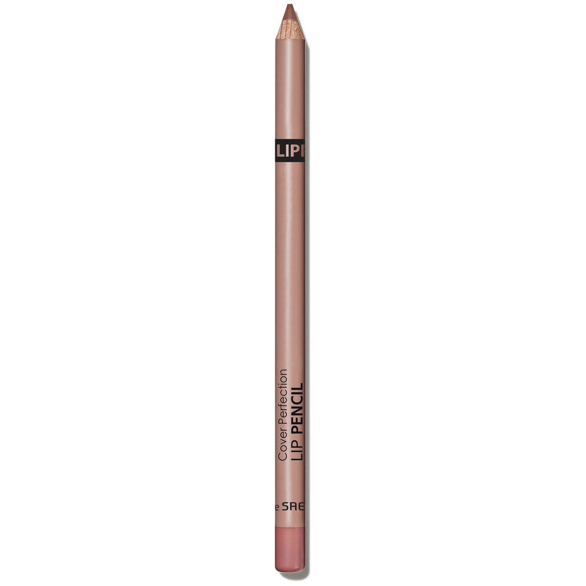 THESAEM Cover Perfection Lip Pencil - 04 Taro Mauve - Slim 4mm Lip Liner for Overlip Correction - Korean Makeup Lip Contouring Pencil Easy Blending Formula, 0.04oz