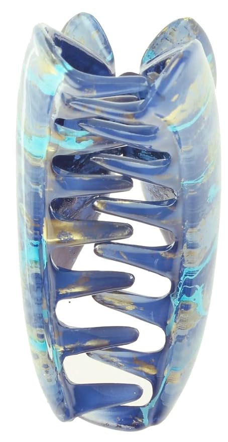 Camila Paris CP2712 French Hair Clips for Women, 3.75" Large Claw Clip Strong Hold All Day, No Damage No Slip Claw Clips for Thick Curly Wavy Fine Straight Hair, Jaw Clip Made in France