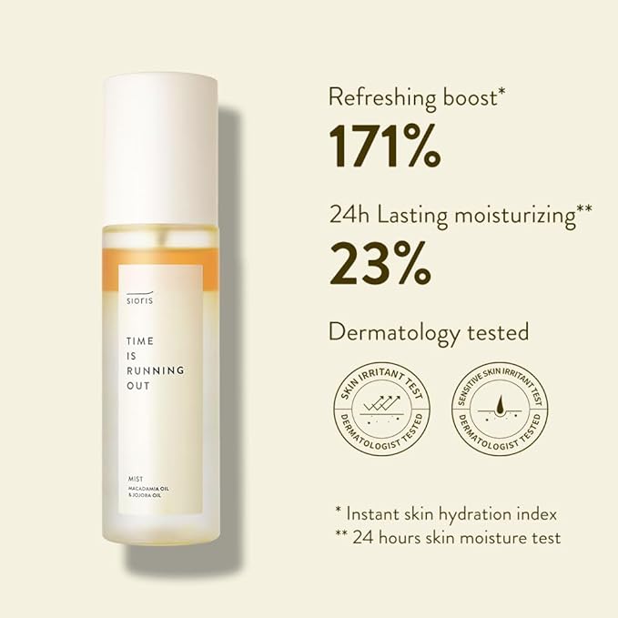 SIORIS Korean Hydrating Face Mist, Yuja Serum Spray for Dewy Glass Skin