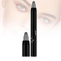 Morekfly Eyeshadow Shimmer Stick, 16 Color Highlighter Eyeshadows Pencil Waterproof Glitter Eye Shadow Eyeliner Pen, Waterproof Eyeshadows Shimmer Stick Long Lasting Brightener Eyeshadow (03 Black)