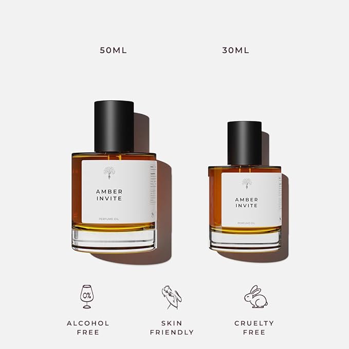Eternal perfume oils Amber Invite Perfumes for women Alcohol Free Womens Perfume Long Lasting Eau De Parfum 1.69 FL Oz with 1 FL Oz Designer Perfume (Pack of 2)