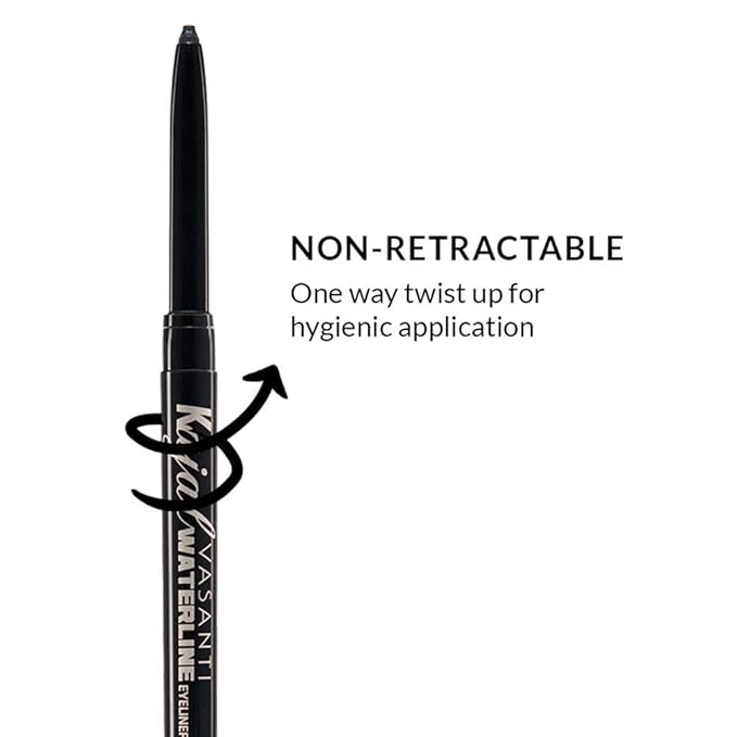 VASANTI Kajal Waterline Eyeliner (Ice Blue) | Long-Lasting, Blendable Waterline Eye Liner | Smudge-Proof and Water-Resistant Eyeliner Pencil for Sensitive Eyes | Ophthalmologist Approved & Tested
