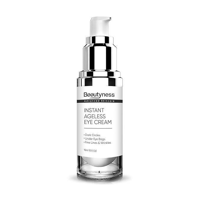 Instant Ageless Eye Cream – Anti Wrinkle Cream, Removes Under Eye Puffiness, Bags, Expression Lines, & Dark Circles. Powerfully Tighen & Lifts Sagging Skin. Disappears Before Your Eyes In Minutes.