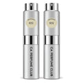 CA Perfume Club Impression of Rose For Women & Men Fragrance Concentrated Long Lasting Eau de Parfum Spray Refillable Atomizer Bottle 0.27 Fl Oz (Pack of 2)