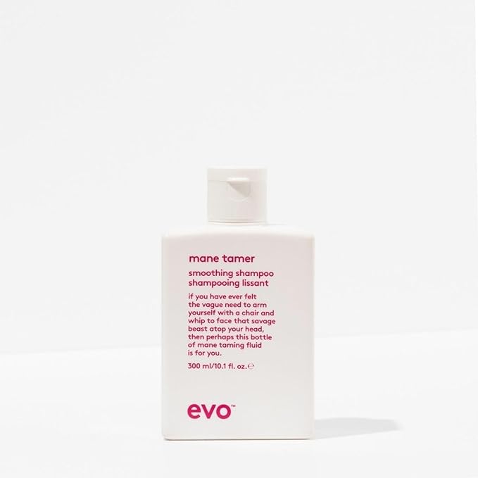 Evo Down Pat Anti Frizz Hair Products Gift Set - Smoothing Shampoo, Conditioner & Heat Spray for Unruly Hair