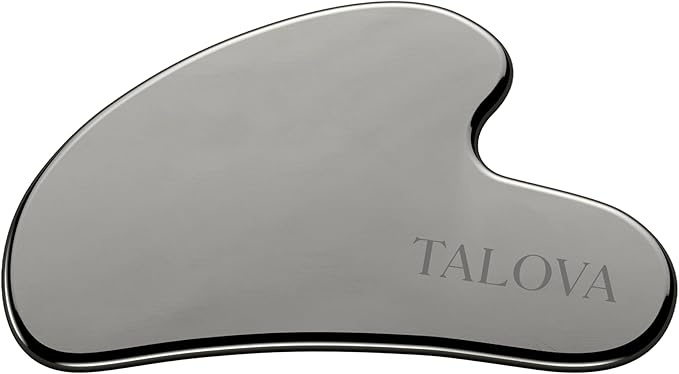 TALOVA 304 Stainless Steel Gua Sha Facial Tool, Face Massage Tool