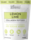 JUST INGREDIENTS Lemon Lime Collagen Peptides - Joint Support - 30 Servings