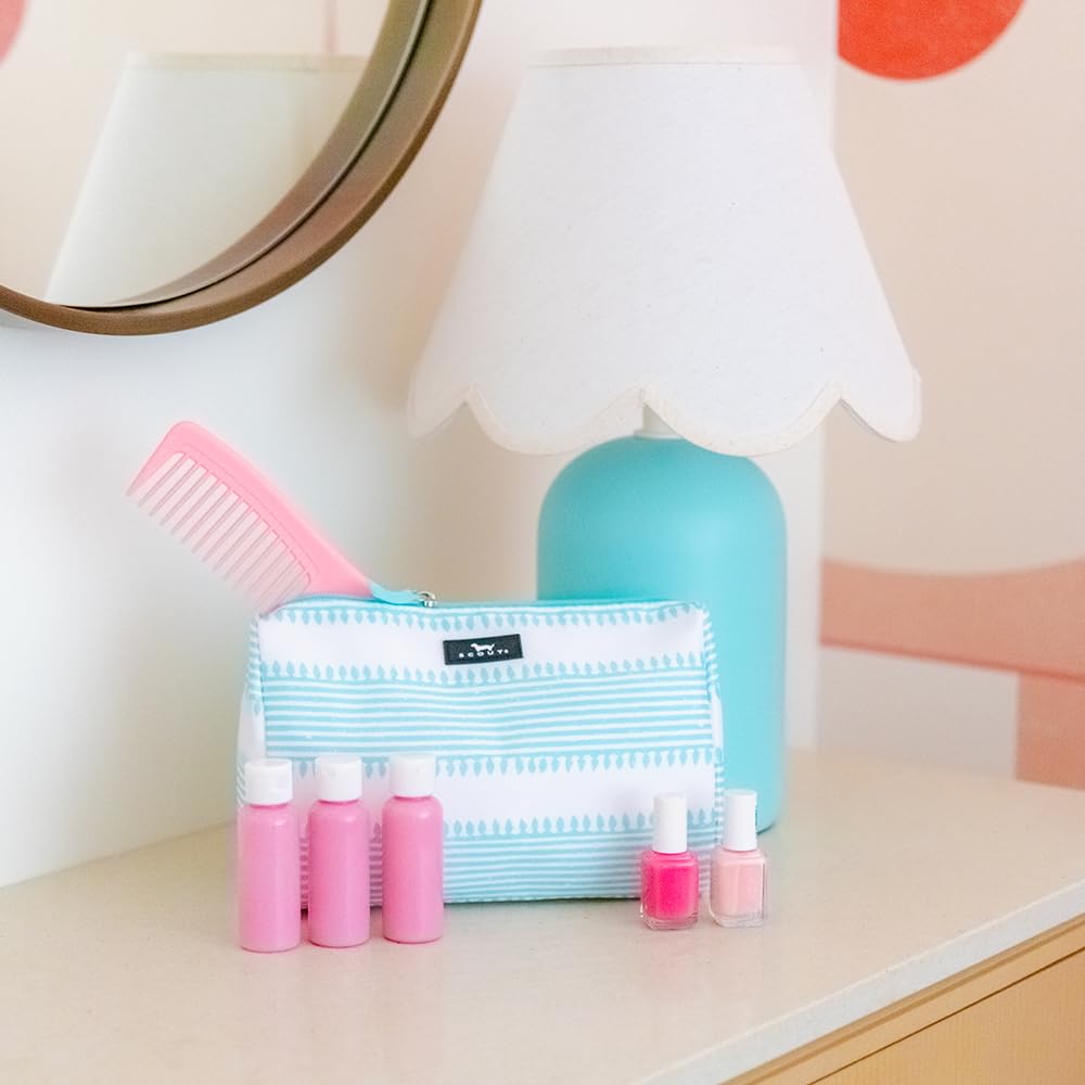 SCOUT Packin' Heat Cosmetic Bag - Toiletry Travel Bag - Nantucket Navy