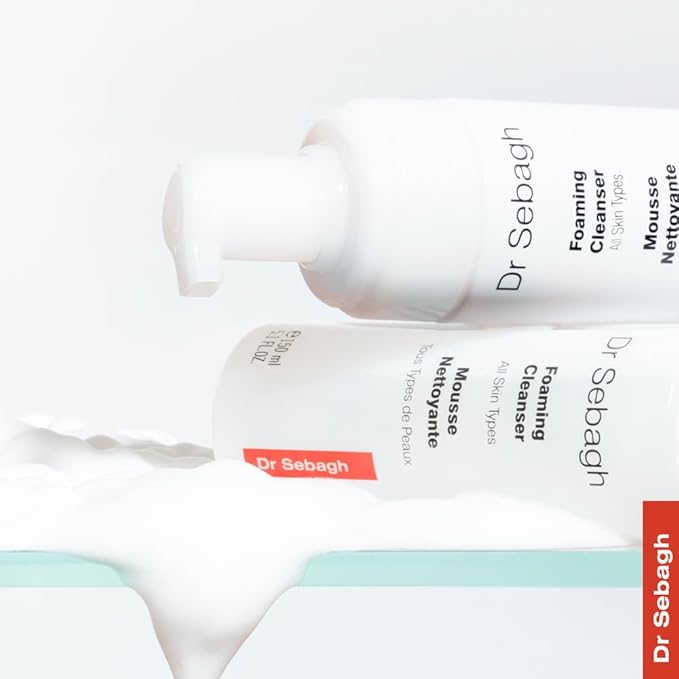 Dr Sebagh 2-in-1 Toner & Cleanser (5.1 fl oz) - Gentle Face Wash - Deep Pore Cleanser & Makeup Remover - Foam Cleanser for Oily Skin - Award-Winning
