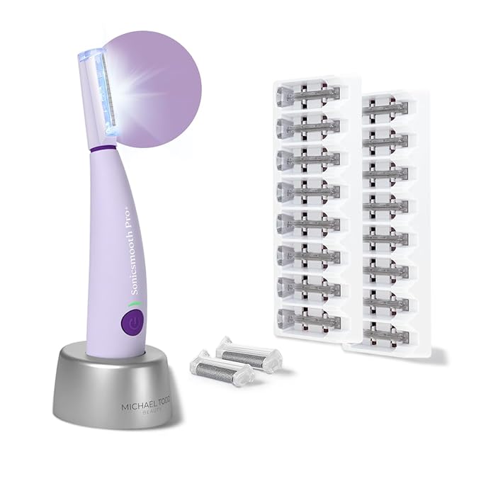 Michael Todd Beauty Sonicsmooth Pro+ Dermaplaning System & Eyebrow Trimmer
