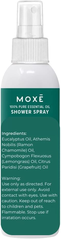 MOXĒ Eucalyptus Shower Steamer for Congestion & Tension Relief, 4oz, 2 Pack