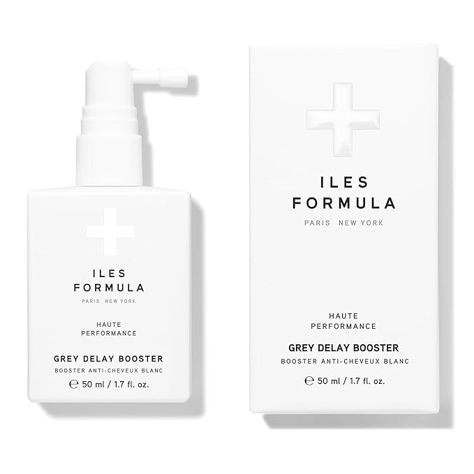 Iles Formula Grey Delay Booster, Prevents Premature Greying, 1-Month Supply