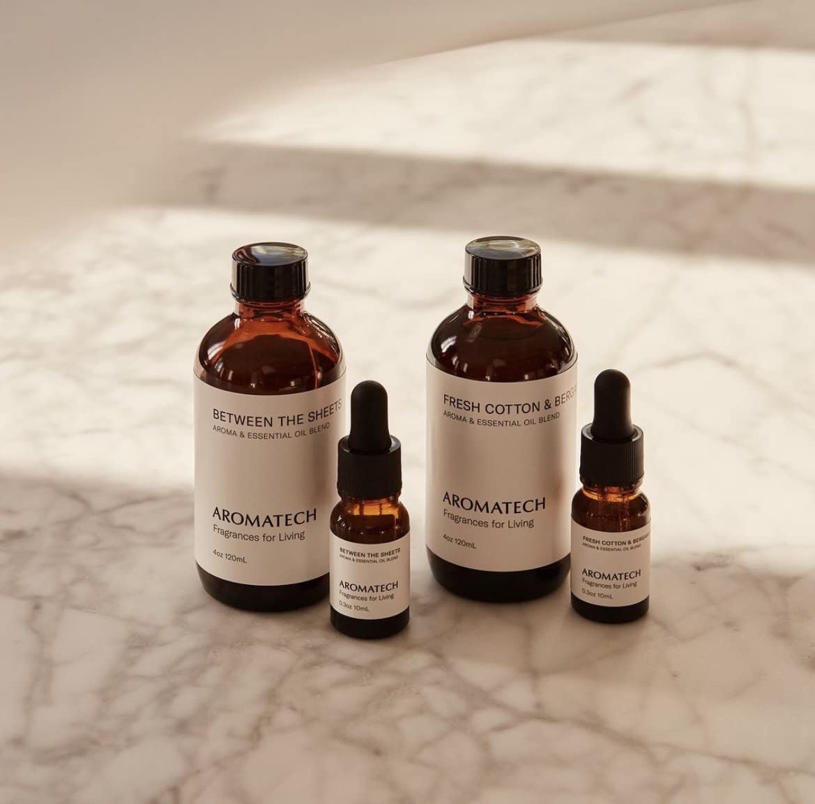 AromaTech Fresh Cotton and Bergamot Essential Oil Blend: Luxury Hotel Inspired Aromatherapy with Bergamot, Fresh Cotton & Sandalwood for Ultrasonic Diffusers & Nebulizers (10 mL)