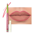 evpct Dusty Rose Triangle Lip Liner Pencil Stick for Women, Retractable Lips Liner Pen Triangle Tip for Sculpting & Filling & Plumping, Longwear Lipliners Pencil, Vegan Cruelty Free Lip Filler Plumper