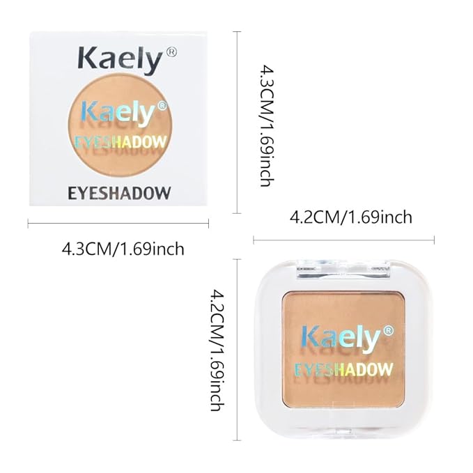FeiCuiYun Matte Singe Eye Shadow Palette Makeup, Matte Burly Wood Monochrome Eyeshadow For Old Women, Mini Pressed Pigmented Waterproof Sombras Para Ojos, Vegan, Talc, Paraben & Cruelty Free, 13