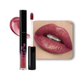 CAKAILA Red Purple Metallic Lipstick for Women,Glitter Sparkling Liquid Lipstick,Long Lasting Waterproof Lightweight Comfortable Non-Drying Bold Dark Lip Gloss for Gothic Stage Makeup,Vegan
